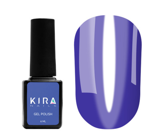 Гель-лак Kira Nails Vitrage №V10 темно-фіолетовий вітражний, 6 мл