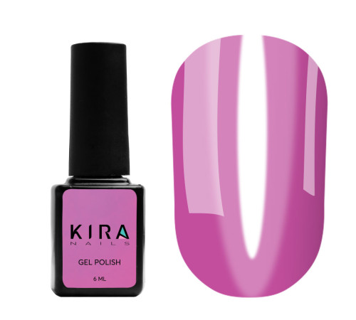 Гель-лак Kira Nails Vitrage №V13 рожевий вітражний, 6 мл