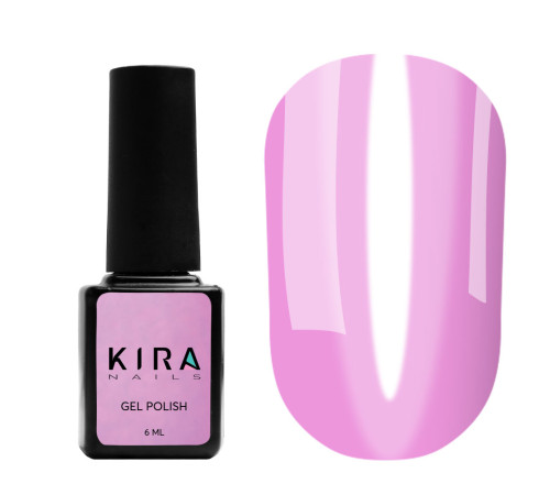 Гель-лак Kira Nails Vitrage №V15 прозоро-ліловий вітражний, 6 мл
