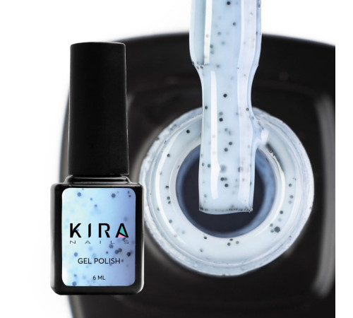 Гель-лак Kira Nails Чиа Пудинг №08 голубика, 6 мл