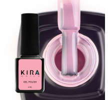Гель-лак Kira Nails №002 ніжно-рожевий емаль, 6 мл