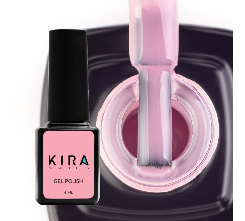 Гель-лак Kira Nails №002 ніжно-рожевий емаль, 6 мл