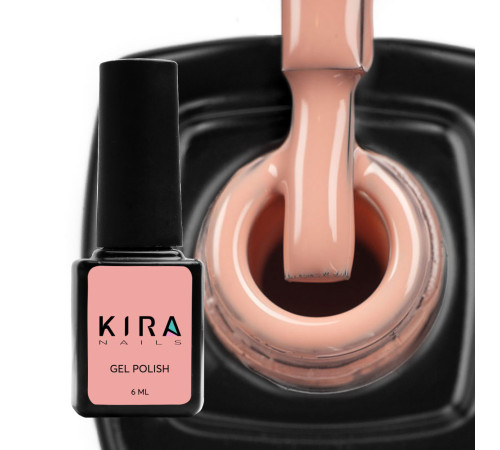 Гель-лак Kira Nails №006 рожево-персиковий для френча емаль, 6 мл