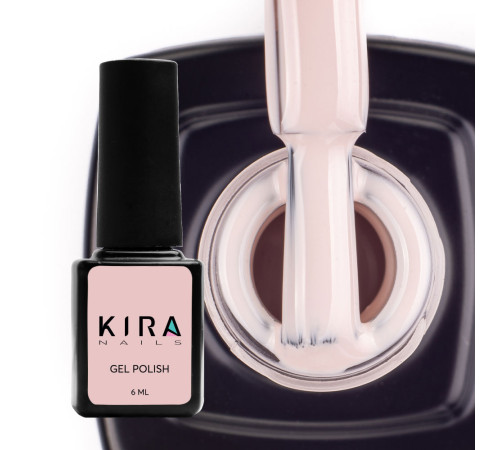 Гель-лак Kira Nails №009 блідо-бежевий емаль, 6 мл