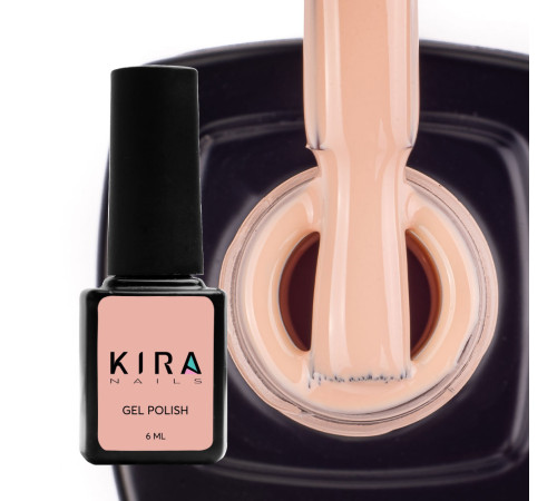 Гель-лак Kira Nails №010 світлий персиковий емаль, 6 мл