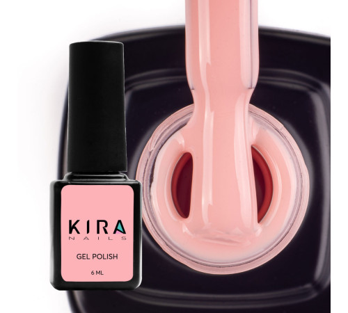 Гель-лак Kira Nails №013 світлий персиково-рожевий емаль, 6 мл