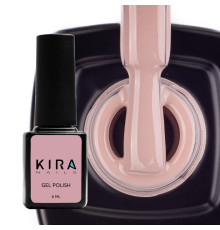 Гель-лак Kira Nails №015 бежевий емаль, 6 мл