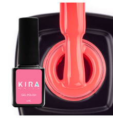 Гель-лак Kira Nails №018 світлий кораловий емаль, 6 мл