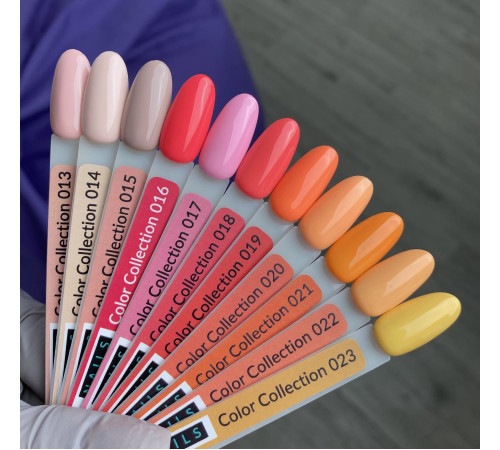 Гель-лак Kira Nails №019 морквяний неоновий, 6 мл
