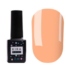 Гель-лак Kira Nails №020 рожево-персиковий емаль, 6 мл