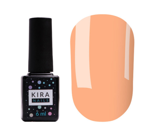 Гель-лак Kira Nails №020 рожево-персиковий емаль, 6 мл