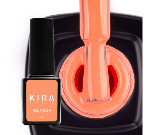 Гель-лак Kira Nails №020 рожево-персиковий емаль, 6 мл