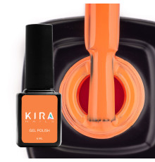 Гель-лак Kira Nails №021 помаранчевий емаль, 6 мл