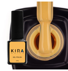 Гель-лак Kira Nails №023 жовтий емаль, 6 мл