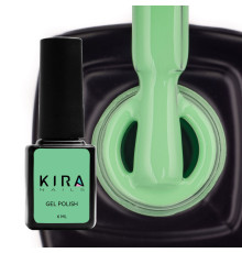 Гель-лак Kira Nails №024 салатовий емаль, 6 мл