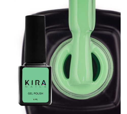 Гель-лак Kira Nails №024 салатовий емаль, 6 мл