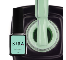 Гель-лак Kira Nails №025 блідо-салатовий емаль, 6 мл