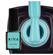 Гель-лак Kira Nails №027 блакитний емаль, 6 мл