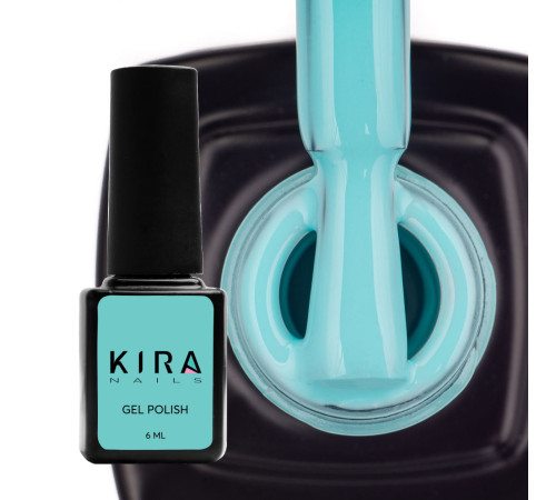 Гель-лак Kira Nails №027 блакитний емаль, 6 мл