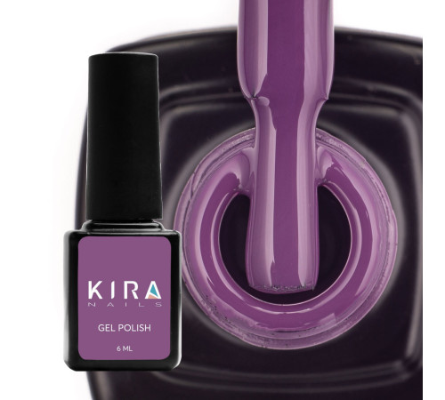Гель-лак Kira Nails №030 фіолетовий емаль, 6 мл