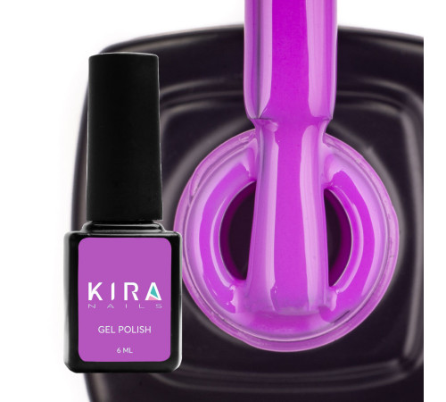 Гель-лак Kira Nails №031 фуксія емаль, 6 мл