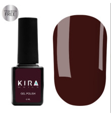Гель-лак Kira Nails №032 HEMA/TPO free, сливовий емаль, 6 мл