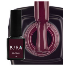 Гель-лак Kira Nails №032 сливовий емаль, 6 мл