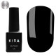Гель-лак Kira Nails №035 HEMA/TPO free, чорний емаль, 6 мл