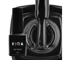 Gel polish Kira Nails #035 black enamel, 6 ml