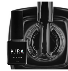 Гель-лак Kira Nails №035 черный эмаль, 6 мл