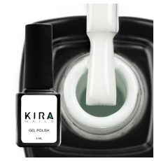 Гель-лак Kira Nails №036 білий емаль, 6 мл