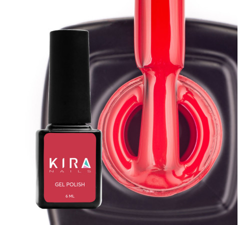 Гель-лак Kira Nails №038 червоний емаль, 6 мл
