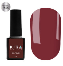 Гель-лак Kira Nails №039 HEMA/TPO free, коричневий емаль, 6 мл