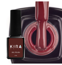 Гель-лак Kira Nails №039 коричневий емаль, 6 мл