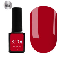 Гель-лак Kira Nails №041 HEMA/TPO free, малиновий емаль, 6 мл