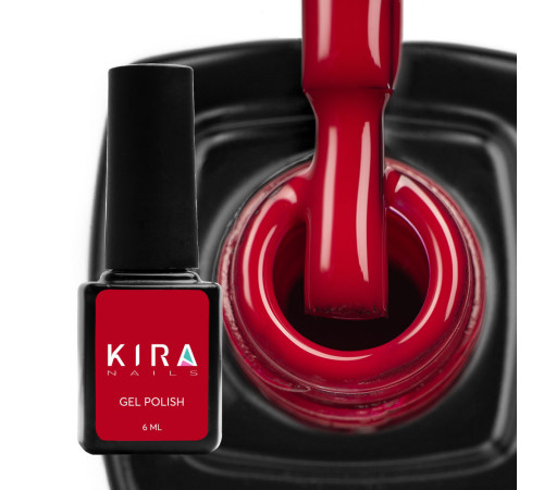 Гель-лак Kira Nails №041 малиновий емаль, 6 мл