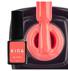 Гель-лак Kira Nails №043 приглушений малиновий емаль, 6 мл