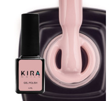 Гель-лак Kira Nails №046 світлий бежево-рожевий емаль, 6 мл