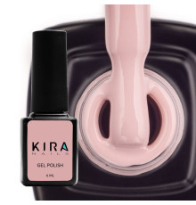 Гель-лак Kira Nails №046 світлий бежево-рожевий емаль, 6 мл