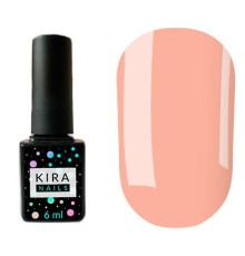 Гель-лак Kira Nails №048 персиково-рожевий емаль, 6 мл