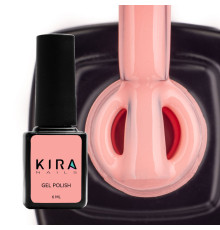 Гель-лак Kira Nails №048 персиково-рожевий емаль, 6 мл