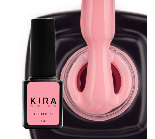 Гель-лак Kira Nails №049 світлий рожево-персиковий емаль, 6 мл