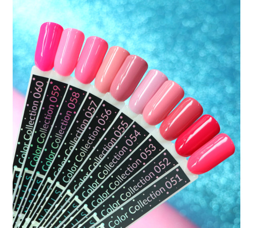 Гель-лак Kira Nails №051 яскравий рожево-кораловий емаль, 6 мл