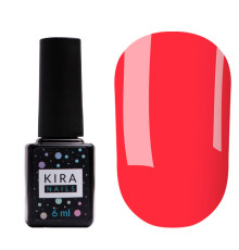 Гель-лак Kira Nails №051 яркий розово-коралловый эмаль, 6 мл