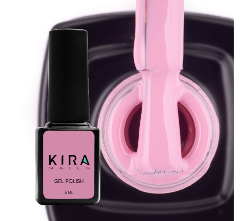 Гель-лак Kira Nails №055 світло-рожевий емаль, 6 мл