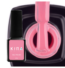 Гель-лак Kira Nails №056 лілово-рожевий емаль, 6 мл