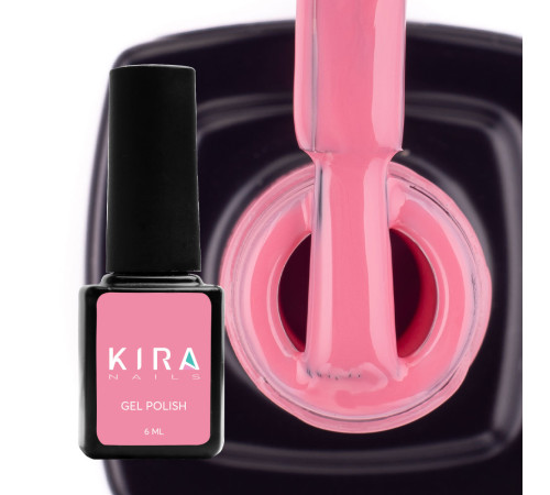 Гель-лак Kira Nails №056 лілово-рожевий емаль, 6 мл