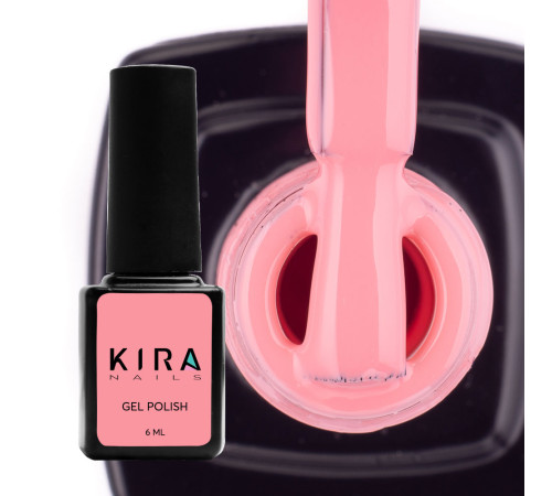 Гель-лак Kira Nails №057 лососево-рожевий емаль, 6 мл