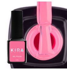 Гель-лак Kira Nails №059 насичений лососева-рожевий емаль, 6 мл