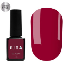 Гель-лак Kira Nails №061 HEMA/TPO free, темный малиновый эмаль, 6 мл